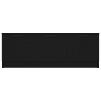 TV-Schrank Schwarz 102x35x36,5 cm Holzwerkstoff