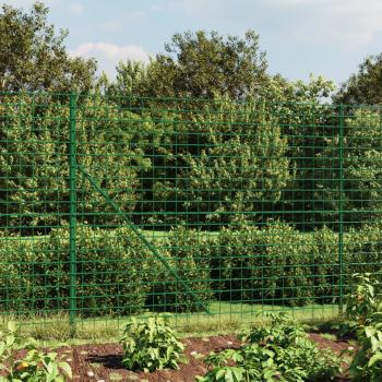 ARDEBO.de - Maschendrahtzaun mit Bodenhülsen Grün 2,2x25 m