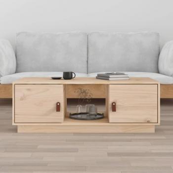 ARDEBO.de -  Couchtisch 100x50x35 cm Massivholz Kiefer