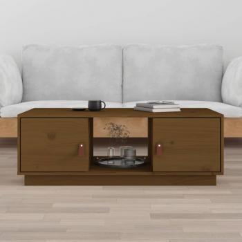 ARDEBO.de - Couchtisch Honigbraun 100x50x35 cm Massivholz Kiefer