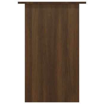 Schreibtisch Braun Eichen-Optik 90x50x74 cm Holzwerkstoff	