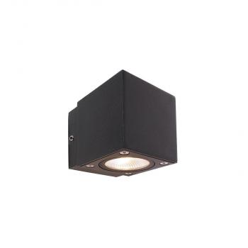 ARDEBO.de DEKO-LIGHT Cubodo II Single DG Mini Wandaufbauleuchte, 220lm, IP54, basaltgrau (731029)