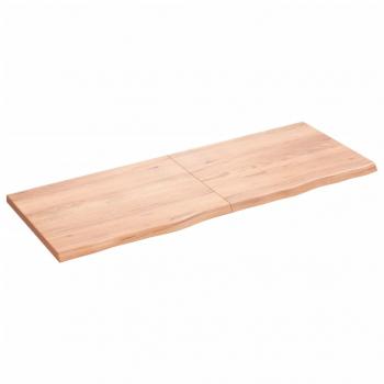 ARDEBO.de - Wandregal Hellbraun 160x60x(2-4) cm Massivholz Eiche Behandelt