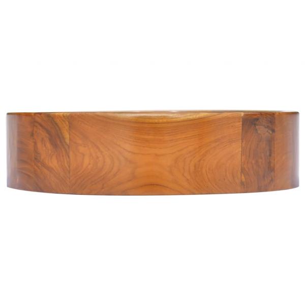 Waschbecken Massivholz Teak ?40x10 cm