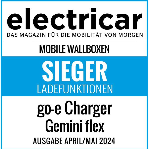 go-e Charger Gemini flex Wallbox 22kW, 32A, weiß (CH-04-22-01)