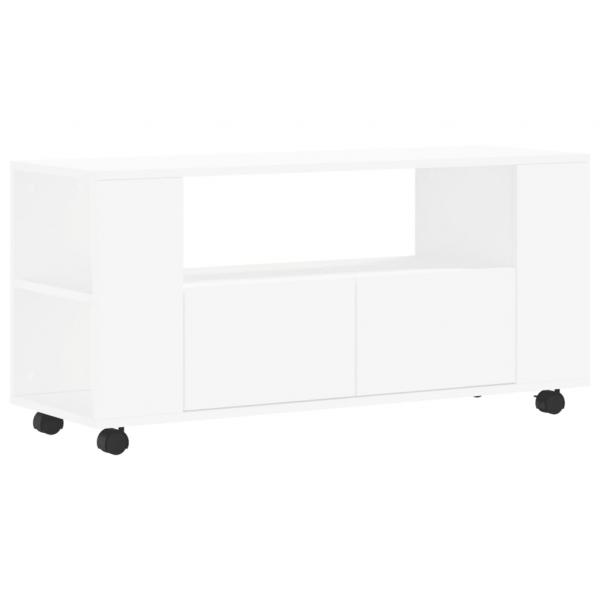 TV-Schrank Weiß 102x34,5x43 cm Holzwerkstoff