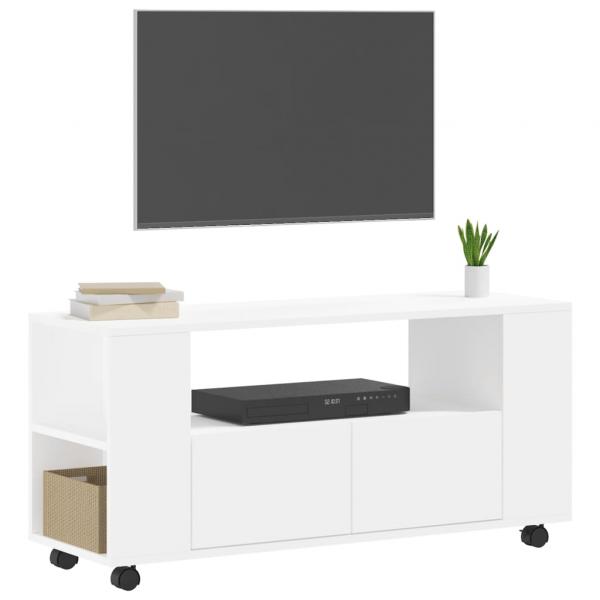 TV-Schrank Weiß 102x34,5x43 cm Holzwerkstoff