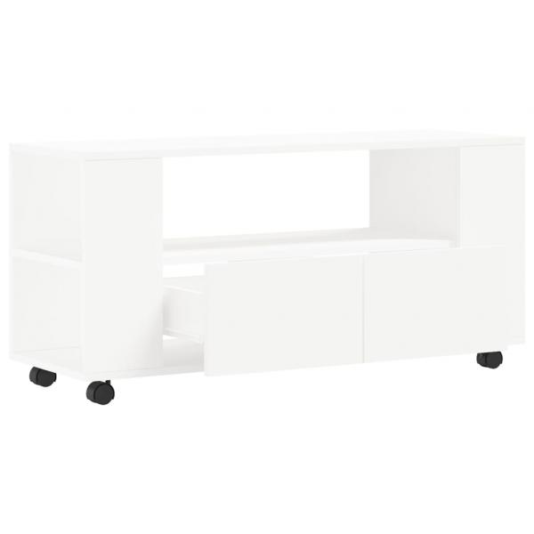 TV-Schrank Weiß 102x34,5x43 cm Holzwerkstoff