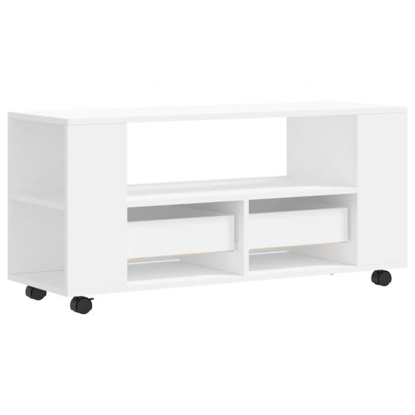 TV-Schrank Weiß 102x34,5x43 cm Holzwerkstoff