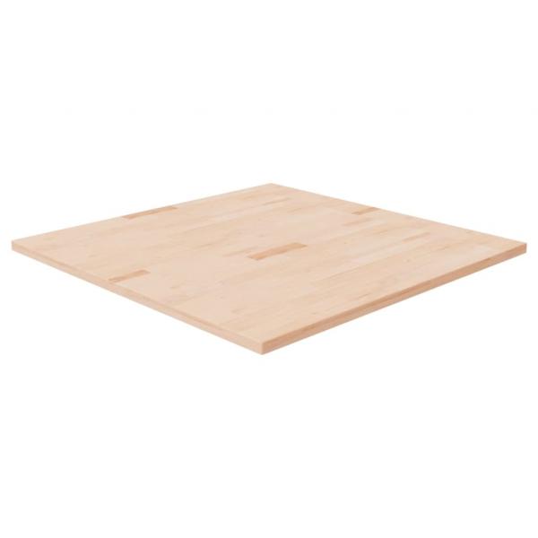 ARDEBO.de - Tischplatte Quadratisch 90x90x2,5 cm Eichenholz Unbehandelt