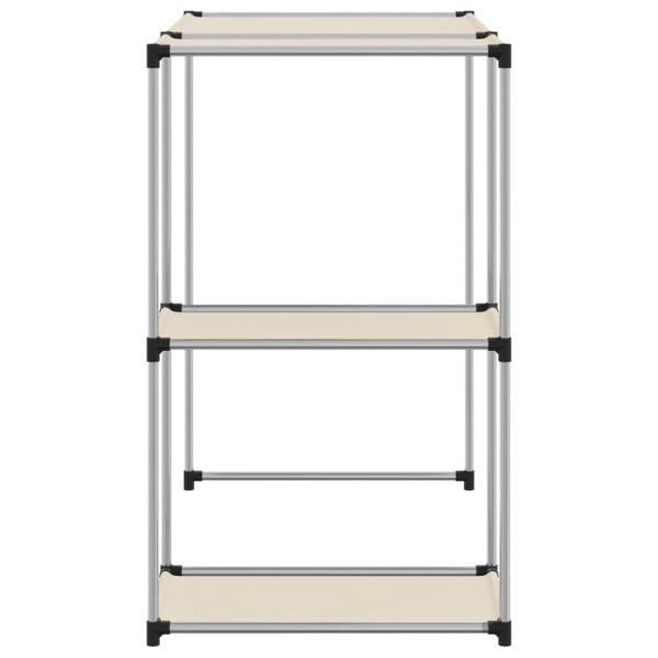 Waschmaschinenregal Creme 87x55x90,5 cm Eisen