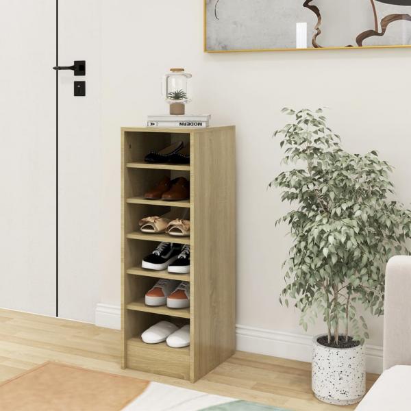 ARDEBO.de - Schuhschrank Sonoma-Eiche 31,5x35x90 cm Holzwerkstoff