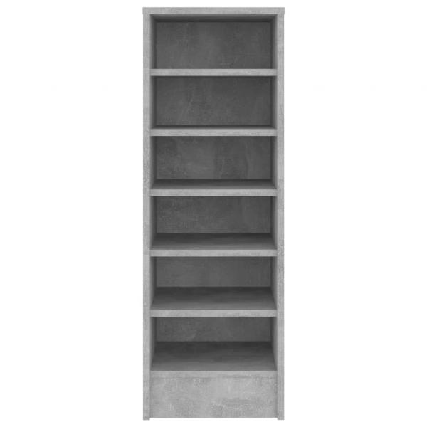 Schuhschrank Betongrau 31,5x35x90 cm Holzwerkstoff