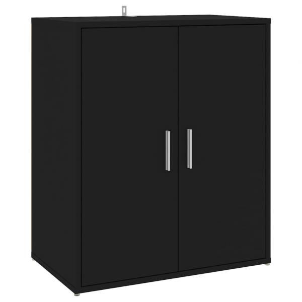 Schuhschrank Schwarz 60x35x70 cm Holzwerkstoff