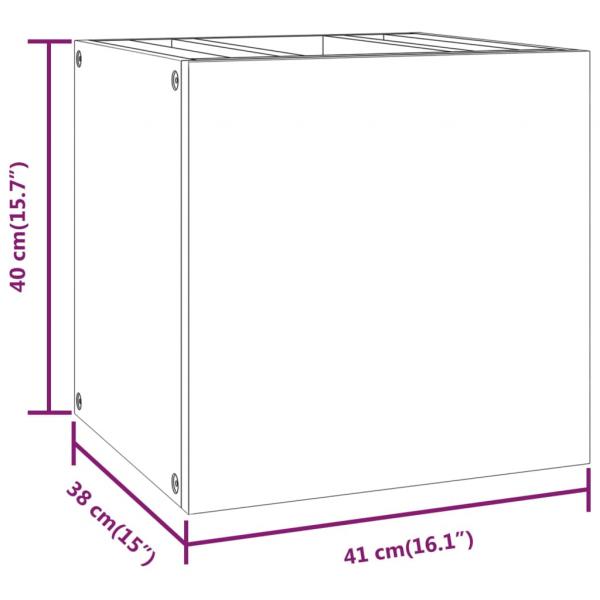 Wand-Badschrank 41x38x40 cm Massivholz Teak