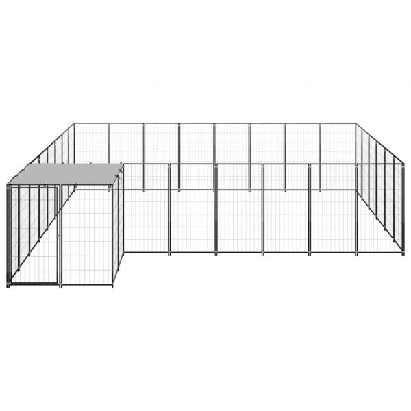 Hundezwinger Schwarz 15,73 m² Stahl  