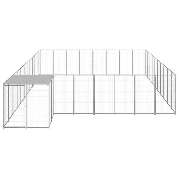 Hundezwinger Silbern 25,41 m² Stahl  