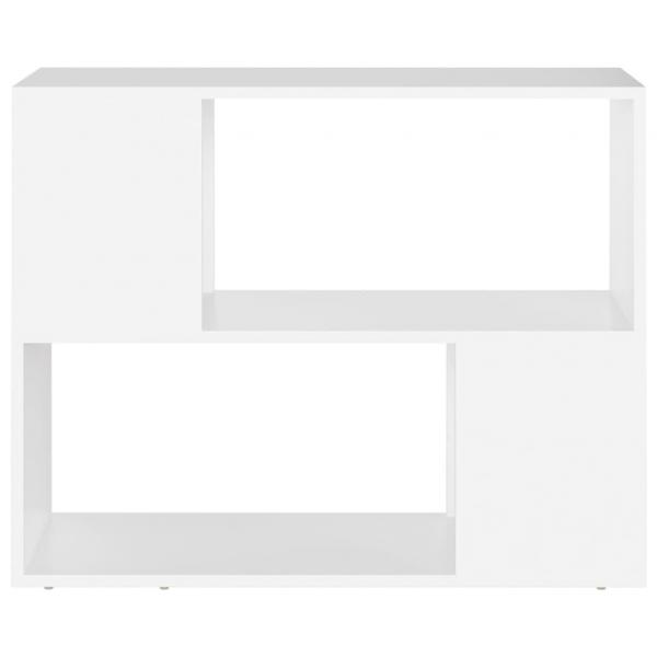 TV-Schrank Weiß 80x24x63 cm Holzwerkstoff