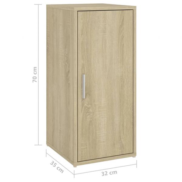 Schuhschrank Sonoma-Eiche 32x35x70 cm Holzwerkstoff