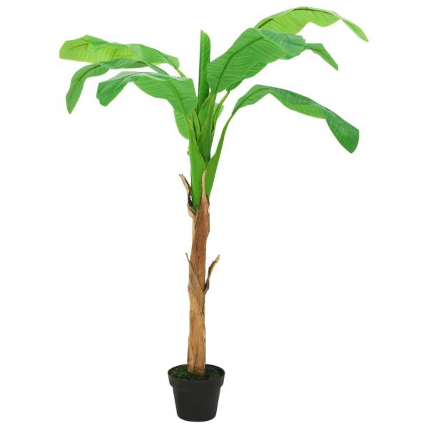 ARDEBO.de - Künstlicher Bananenbaum mit Topf 180 cm Grün