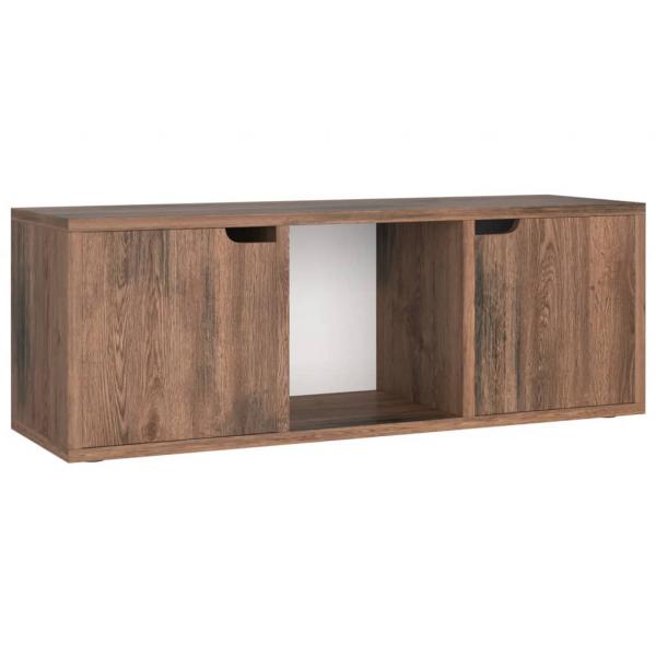 TV-Schrank Räuchereiche 88,5x27,5x30,5 cm Holzwerkstoff