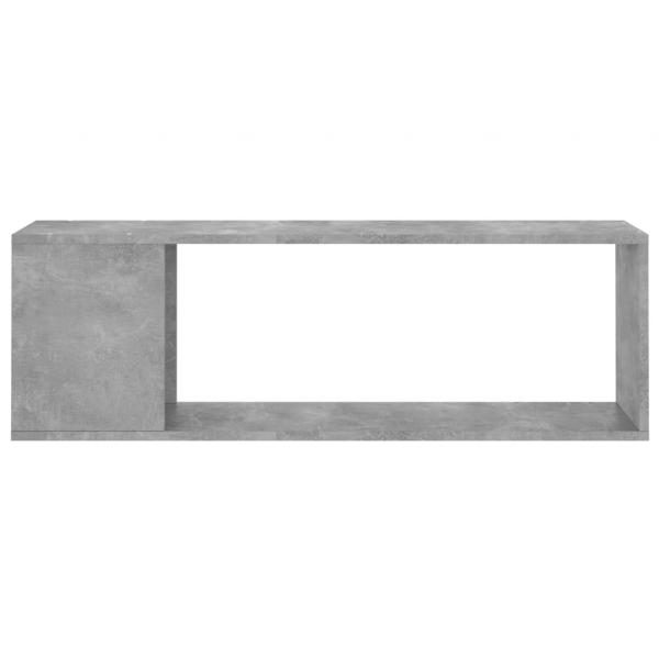 TV-Schrank Betongrau 100x24x32 cm Holzwerkstoff