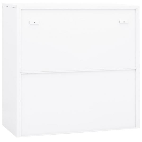 Büroschrank Weiß 90x40x90 cm Stahl 