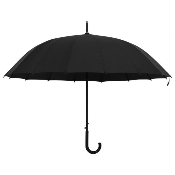 Regenschirm Automatisch Schwarz 120 cm