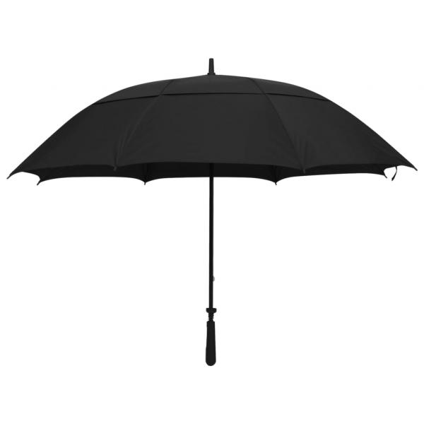 Regenschirm Schwarz 130 cm 