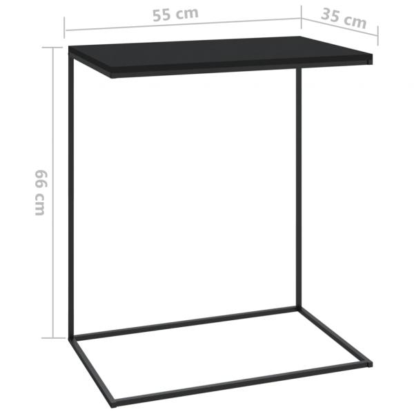 Beistelltisch Schwarz 55x35x66 cm Holzwerkstoff