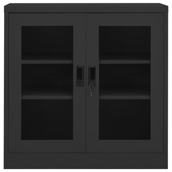 Büroschrank Anthrazit 90x40x90 cm Stahl 