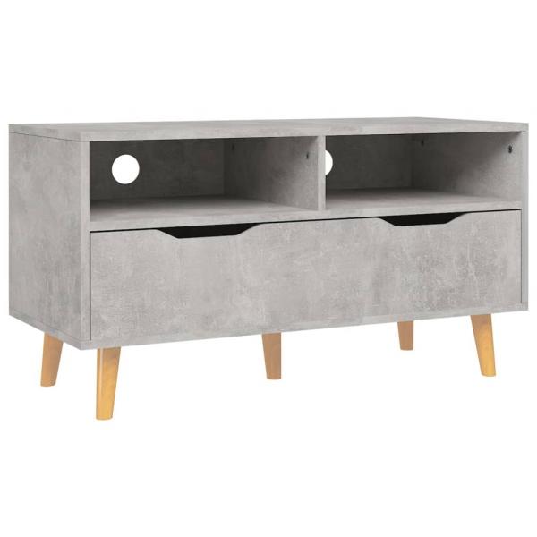 TV-Schrank Betongrau 90x40x48,5 cm Holzwerkstoff