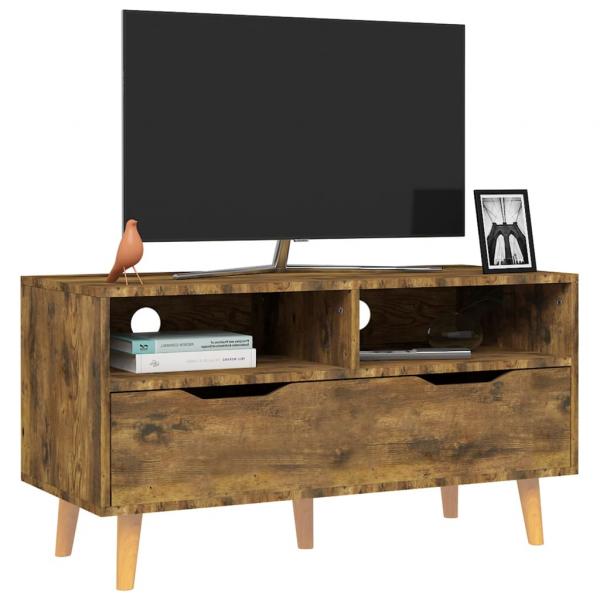 TV-Schrank Räuchereiche 90x40x48,5 cm Holzwerkstoff