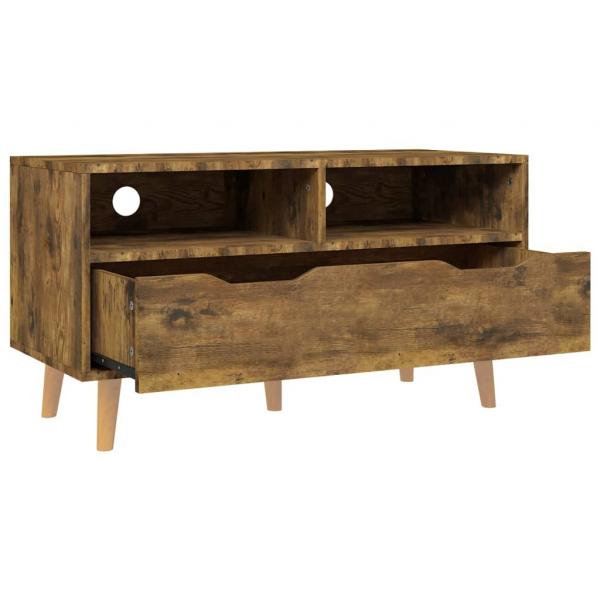 TV-Schrank Räuchereiche 90x40x48,5 cm Holzwerkstoff