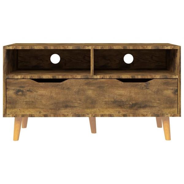 TV-Schrank Räuchereiche 90x40x48,5 cm Holzwerkstoff