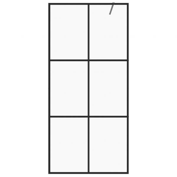 Duschwand für Begehbare Dusche mit Klarem ESG Glas 90x195 cm