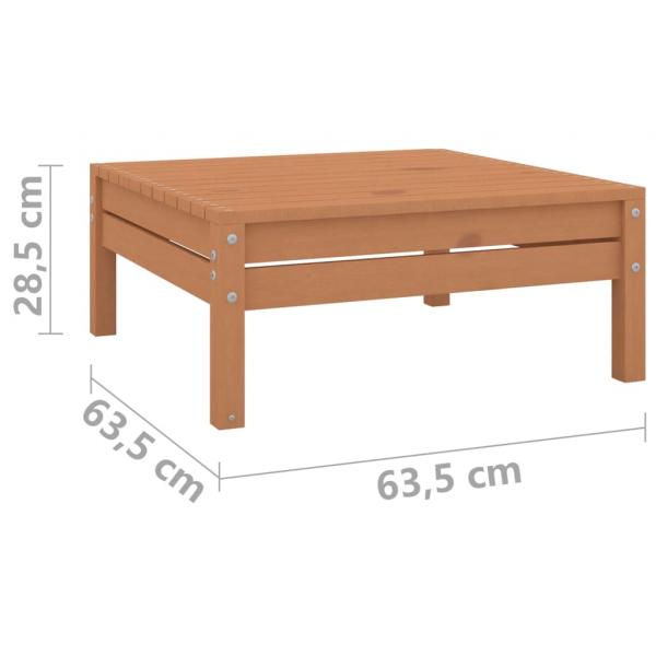 5-tlg. Garten-Lounge-Set Massivholz Kiefer Honigbraun