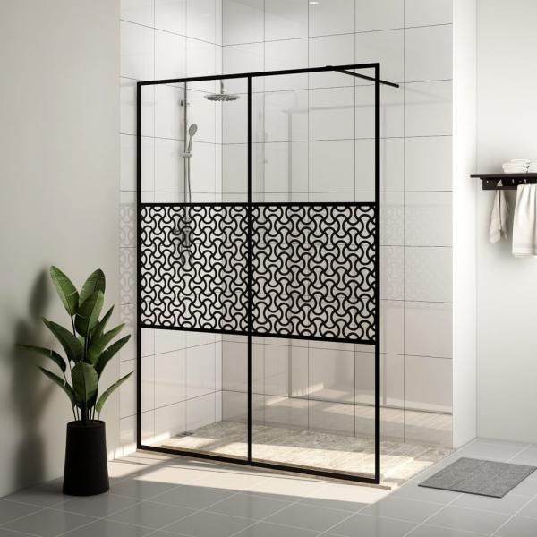 ARDEBO.de - Duschwand für Begehbare Dusche mit Klarem ESG-Glas 140x195 cm 