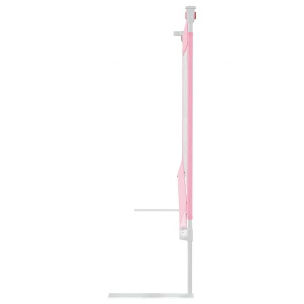 Kleinkind-Bettschutzgitter Rosa 100x25 cm Stoff