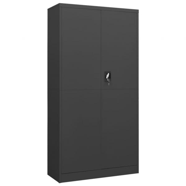 ARDEBO.de - Schließfachschrank Anthrazit 90x40x180 cm Stahl 