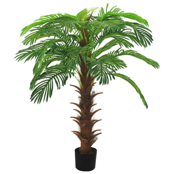 ARDEBO.de - Künstliche Palme Cycas mit Topf 140 cm Grün