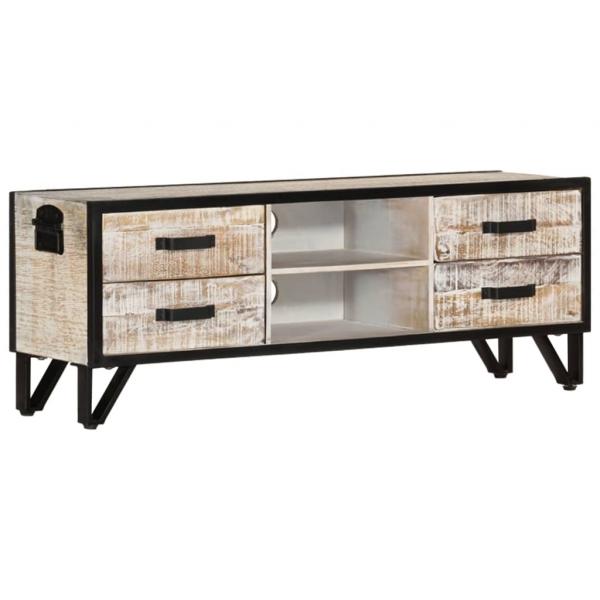 TV-Schrank 110x30x41 cm Massivholz Akazie