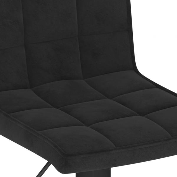 Barhocker 2 Stk. Schwarz Samt 