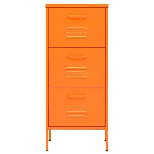 Lagerschrank Orange 42,5x35x101,5 cm Stahl