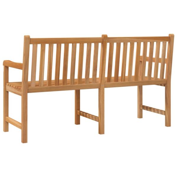 Gartenbank 150 cm Massivholz Teak