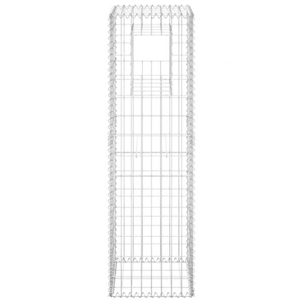 Gabionensäule 40x40x140 cm Eisen