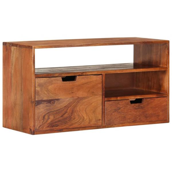 TV-Schrank 80x30x42 cm Massivholz Akazie