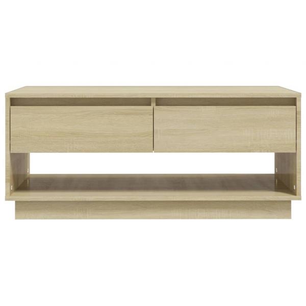 Couchtisch Sonoma-Eiche 102,5x55x44 cm Holzwerkstoff