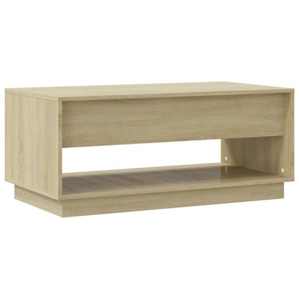 Couchtisch Sonoma-Eiche 102,5x55x44 cm Holzwerkstoff