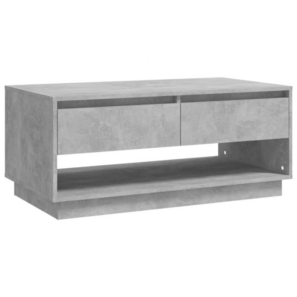 Couchtisch Betongrau 102,5x55x44 cm Holzwerkstoff